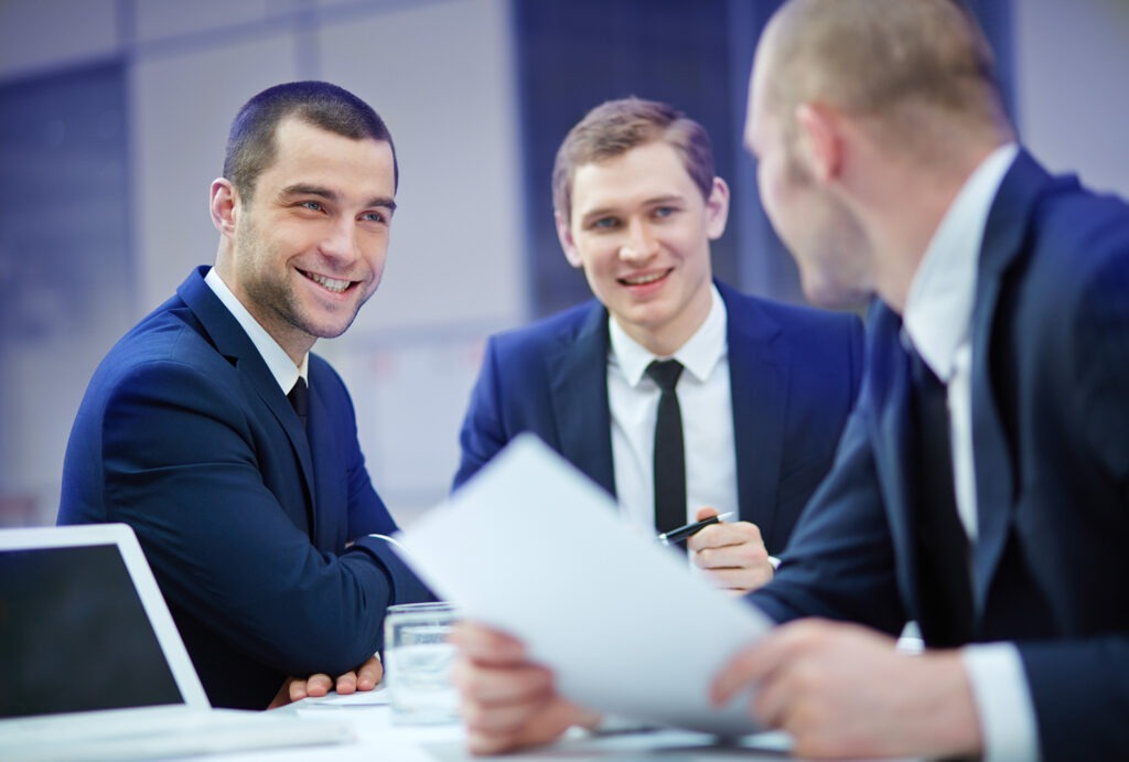 3ShoolTech consultants discussing staffing solutions